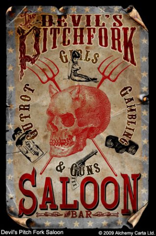 Devil&#039;s Pitch Fork Saloon (CA482UL13)